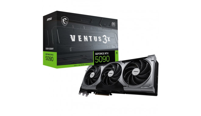 MSI VENTUS GEFORCE RTX 5090 32G 3X OC graafikakaart NVIDIA 32 GB GDDR7