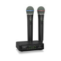 Behringer ULM302MIC - 2,4 GHz digitaalne juhtmevaba süsteem kahe käsimikrofoni ja vastuvõtjaga