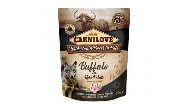 Carnilove koeratoit metsik pühvel ja roosiõied - märgtoit - 300g