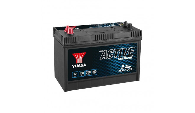 YUASA 12V 100Ah/750A Active Marine Start aku (L+ standardklemm + keermestatud 330x173x240 B00 (võims
