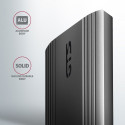 Axagon EEM2-GTS2 must M.2 SSD-korpus
