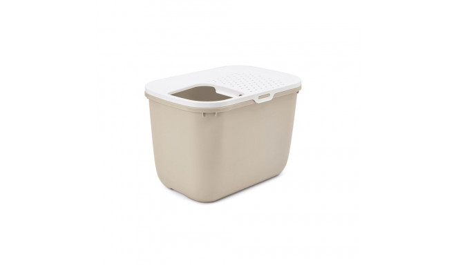 savic hop kohvipruun valge kaanega kassiliivakast 58.5x39x39.5 cm 1 tk