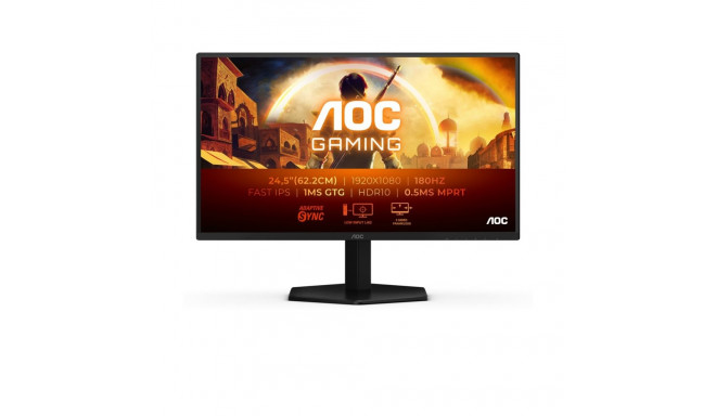 AOC G4 25G42E arvutimonitor 62,2 cm (24,5") 1920 x 1080 pikslit Full HD LED must, punane