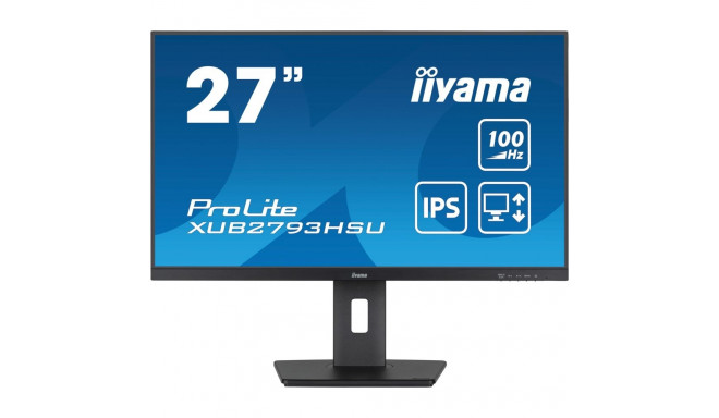 iiyama ProLite XUB2793HSU-B7 computer monitor 68.6 cm (27") 1920 x 1080 pixels Full HD LED Black