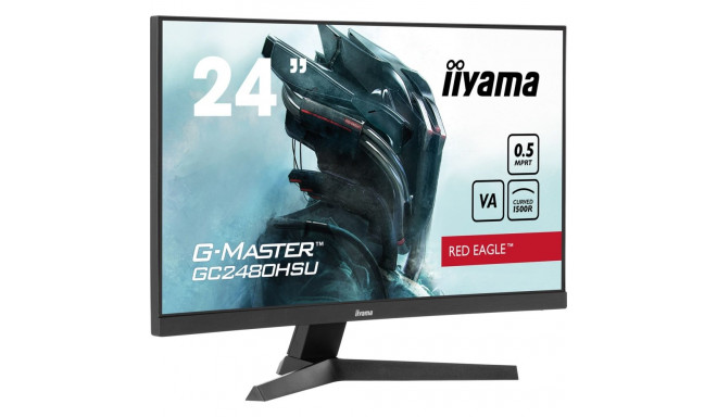 iiyama G-MASTER GC2480HSU-B1 arvutimonitor 61 cm (24") 1920 x 1080 pikslit Full HD LED must