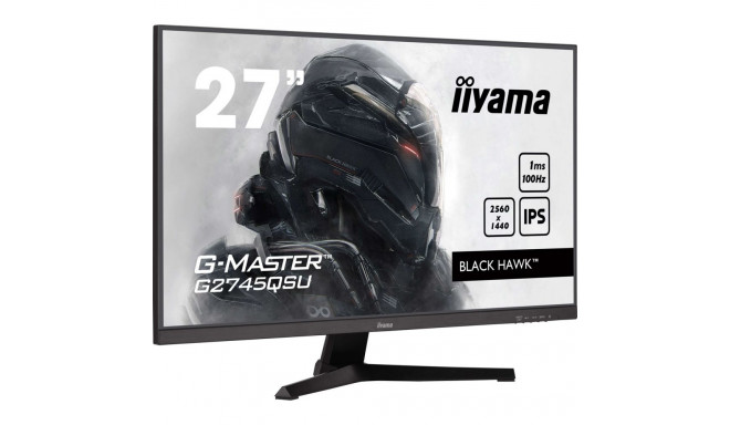 iiyama G-MASTER G2745QSU-B2 computer monitor 68.6 cm (27") 2560 x 1440 pixels Wide Quad HD LED Black