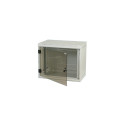 Triton Delta B4S 19" Rack Wall-mount 12U/400 glass door Wall mounted rack Grey