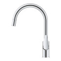 Grohe baucurve 30547000 ühe hoovaga köögivalamu segisti kroom