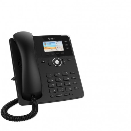 Snom Tischtelefon D717 IP phone Black 3 lines TFT