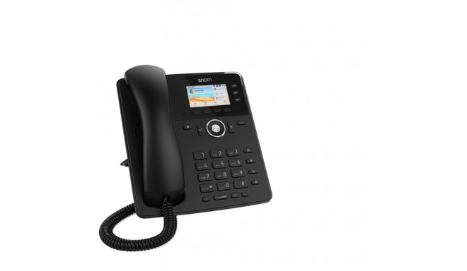 Snom Tischtelefon D717 IP phone Black 3 lines TFT