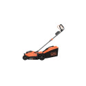 Black & Decker BCMW3318L2 akutoitega lükatav muruniiduk must, oranž