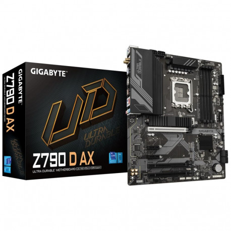 GIGABYTE Z790 D AX Motherboard - Supports Intel Core 14th Gen CPUs, 12+1+1 Phases Digital VRM, up to
