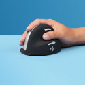 R-Go Mouse HE ergonoomiline paremakäeline Bluetooth must/hõbedane jaemüük