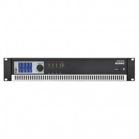 Audac SMQ500 WaveDynamics ™ neljakanaliline võimendi 4 x 500 W