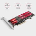 Axagon PCEM2-ND sisemine liidesekaart/adapter M.2