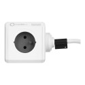 Allocacoc PowerCube Extended Type E voolujaotur 1,5 m 5 pistikupesa siseruumides hall