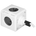 Allocacoc PowerCube Extended Type E voolujaotur 1,5 m 5 pistikupesa siseruumides hall