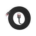 Baseus Cafule USB kaabel 2 m USB A USB C must, punane