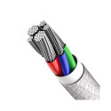 Baseus CATLGD-02 lightning-kaabel 1 m valge