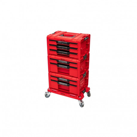 QBRICK SYSTEM PRO sahtlitega töökoja komplekt 3 punane ULTRA HD CUSTOM