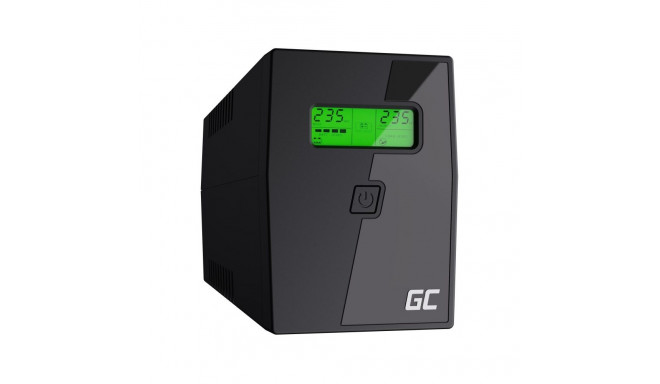Green Cell Power Proof 600VA 360W LCD-ekraaniga katkematu toiteallikas