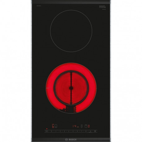Bosch Serie 6 PKF375FP2E hob Black Built-in 30 cm Ceramic 2 zone(s)