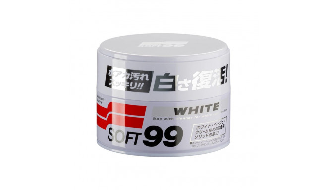Soft99 White Soft Wax - wax for light coloured paintwork 350g