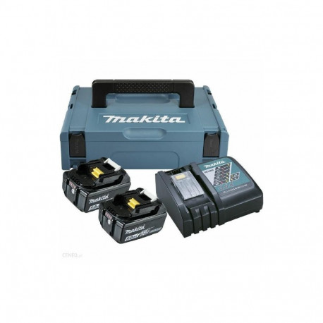 makita toiteallika komplekt 18V 2x5,0Ah (BL1850Bx2+DC18RC) makpac