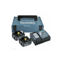 makita toiteallika komplekt 18V 2x5,0Ah (BL1850Bx2+DC18RC) makpac