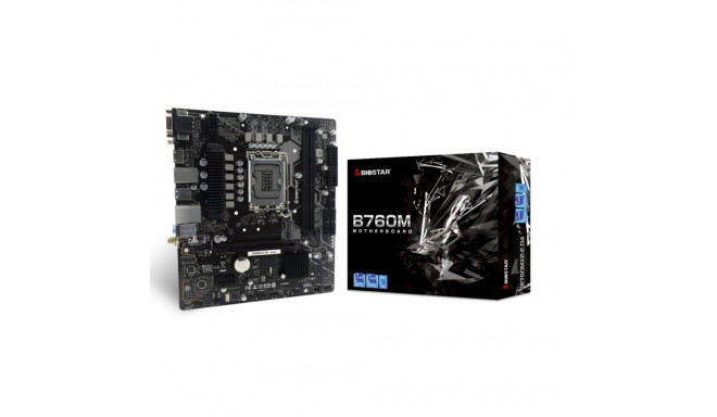 Biostar B760MX2-E D4 emaplaat Intel B760 LGA 1700 micro ATX