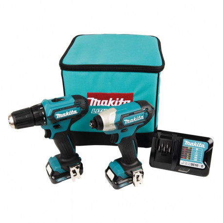Makita CLX224A Battery Toolbox 12V MAX; 2 x 2.0 Ah