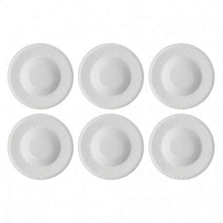 Bosco 6-osaline supitaldrikute komplekt, valge, 23 cm