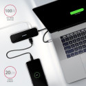 Axagon HMC-6GL sülearvuti dokk/portide replikator USB 3.2 Gen 1 (3.1 Gen 1) Type-C must, hall