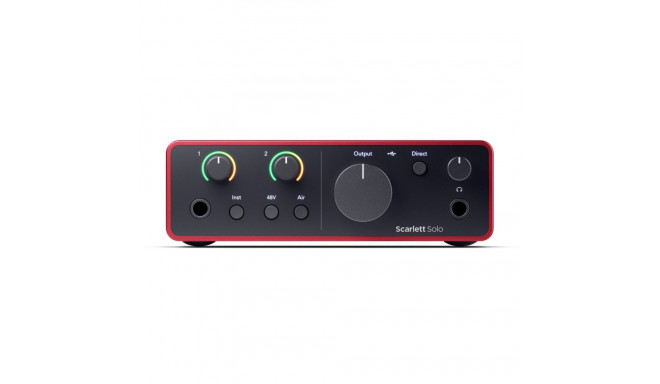 Focusrite Scarlett Solo 4th Gen - 2-channel audio interface