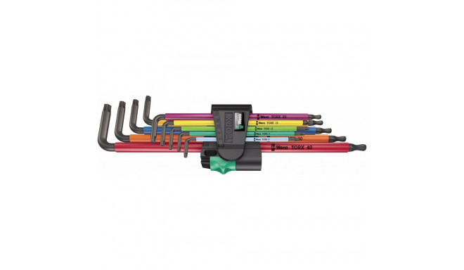 Wera 967/9 TX XL L-shaped hex key set Metric 9 pc(s)