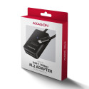Axagon ADM2-CM USB-C 10Gbps - M.2 NVMe & SATA SSD adapter, 10cm USB-C kaabel