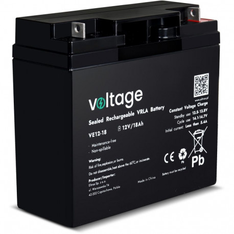 AGM aku 12V 18Ah VE12-18