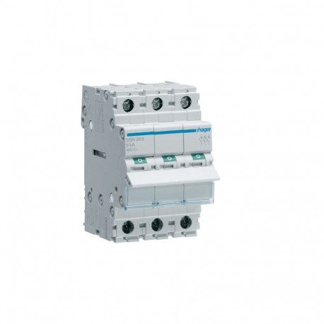 Hager SBN363 circuit breaker 3 3 module(s)