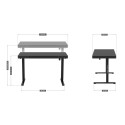 Electric desk MA-Leader 8.2 Black