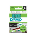 DYMO D1 Standard - must rohelisel - 19mm