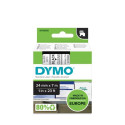 DYMO D1 Standard - must läbipaistev - 24mm