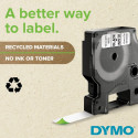 DYMO D1 Standard - must läbipaistev - 24mm
