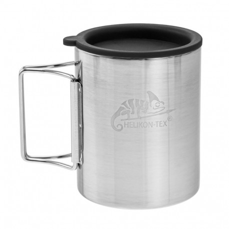 Helikon Thermal mug with lid 250 ml Silver, Black