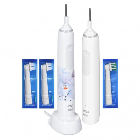 Oral-B Pro 3 3000 valge + Oral-B Junior Frozen