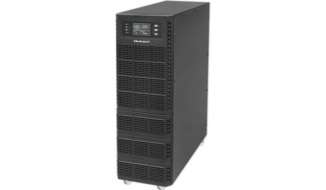 Qoltec 52283 Uninterruptible Power Supply UPS | 6kVA | 6000W | Power factor 1.0 | LCD | EPO | USB | 