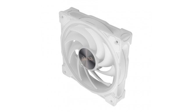 Akasa SOHO AR arvutikorpus jahutusradiaator 12 cm läbipaistev, valge 1 tk