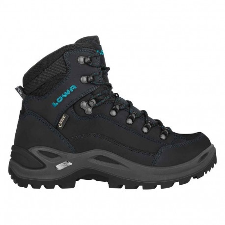 LOWA Renegade GTX Mid Ws naiste must, türkiissinine