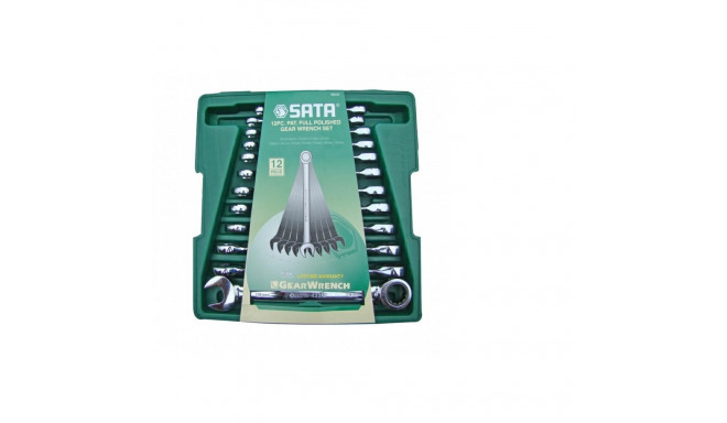 SATA WRENCH 12pcs WITH RATCHET .