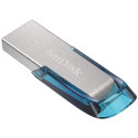 SanDisk Ultra Flair USB-mälupulk 64 GB USB Type-A 3.2 Gen 1 (3.1 Gen 1) sinine, hõbedane