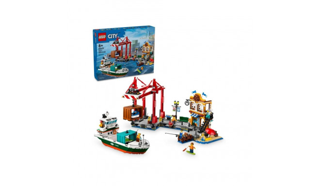 LEGO CITY 60422 Seaside Harbour with Cargo Ship